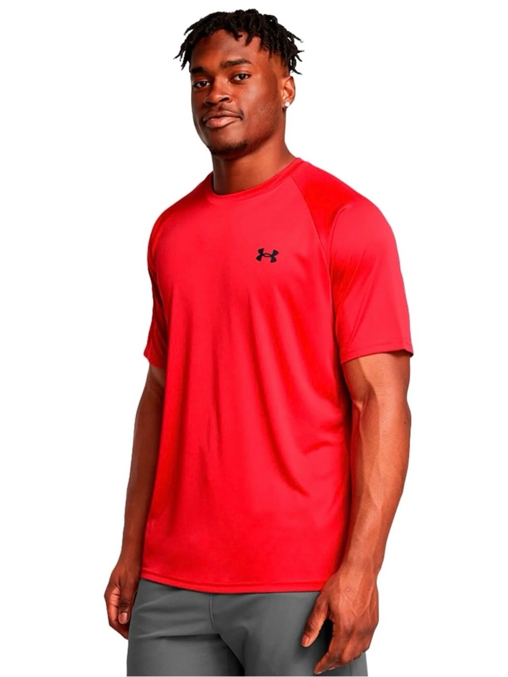 Under Armour Velocity 2.0 Red Short Sleeve Tee Size Medium Mens